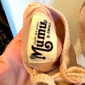 Mumu Blush Sparkle Maxi